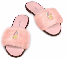 Shop (W) Louis Vuitton Lock It Slide 'Piel Sintética Rosa' 1A4Y2Q