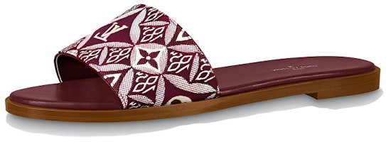 (Women) Louis Vuitton Lock It Slide 'Red White' 1A8D78 (Women) Louis Vuitton Lock It Slide 'Red White' 1A8D78