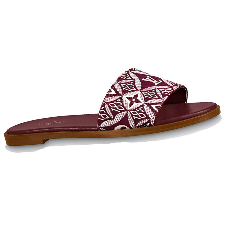 Order (W) 路易威登Lock It Slide“红白”拖鞋 1A8D78