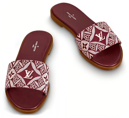 (Women) Louis Vuitton Lock It Slide 'Red White' 1A8D78 Shop (Women) Louis Vuitton Lock It Slide 'Red White' 1A8D78