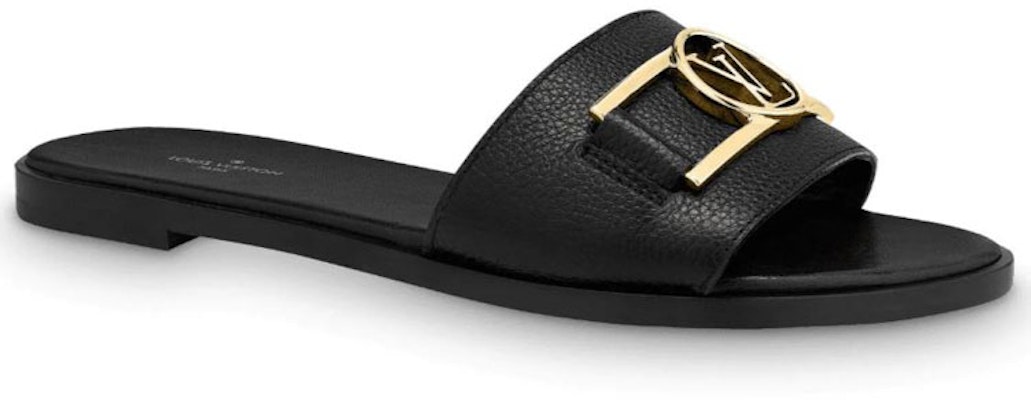 (Women) Louis Vuitton Lock It Slides 'Black' 1A64YP Order (Women) Louis Vuitton Lock It Slides 'Black' 1A64YP