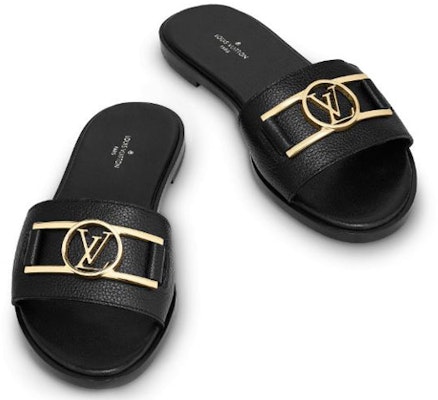 (Women) Louis Vuitton Lock It Slides 'Black' 1A64YP Purchase (Women) Louis Vuitton Lock It Slides 'Black' 1A64YP