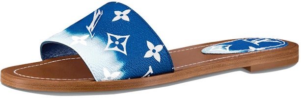 (Women) Louis Vuitton Lock It Slides 'Blue Monogram' 1A7TO6 (Women) Louis Vuitton Lock It Slides 'Blue Monogram' 1A7TO6
