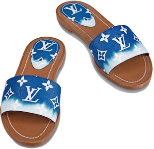 (W) 루이비통 락잇 슬라이드 "블루 모노그램" 1A7TO6 Shop (W) 루이비통 락잇 슬라이드 "블루 모노그램" 1A7TO6