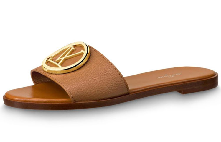 (Women) Louis Vuitton Lock It Slides 'Brown' 1A57G8
