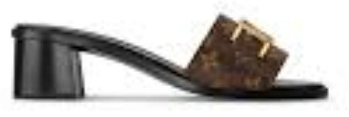 (Women) Louis Vuitton Lock It Slides 'Brown Monogram with Gold Plate' 1A660E Order (Women) Louis Vuitton Lock It Slides 'Brown Monogram with Gold Plate' 1A660E