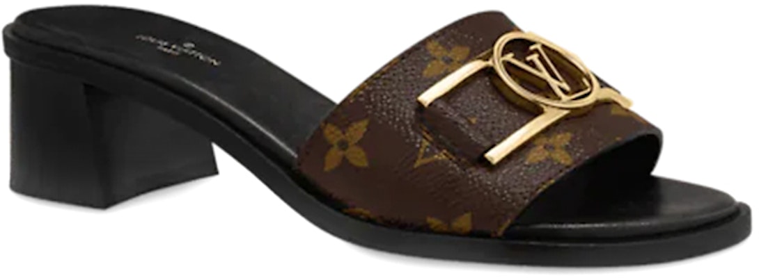 (Women) Louis Vuitton Lock It Slides 'Brown Monogram with Gold Plate' 1A660E Lookbook (Women) Louis Vuitton Lock It Slides 'Brown Monogram with Gold Plate' 1A660E