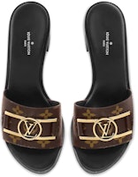 (W) Louis Vuitton Sandal Lock It 'Coklat Monogram dengan Pelat Emas' 1A660E Purchase (W) Louis Vuitton Sandal Lock It 'Coklat Monogram dengan Pelat Emas' 1A660E