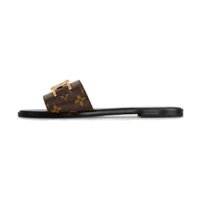 (W) LV Lock It Slides 'Glossy Monogram'