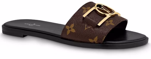 Shop (W) Louis Vuitton Lock It Slides ''Monogram Lucido'' 1A64MI