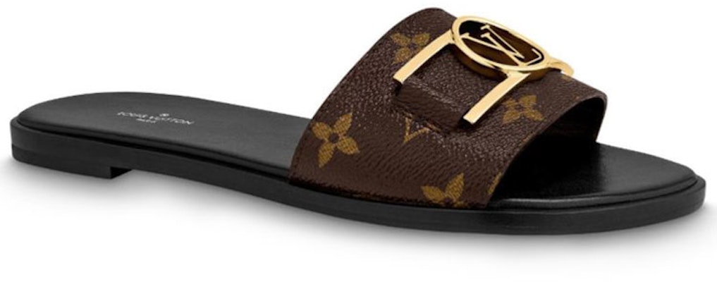 (Women) Louis Vuitton Lock It Slides 'Glossy Monogram' 1A64MI Shop (Women) Louis Vuitton Lock It Slides 'Glossy Monogram' 1A64MI