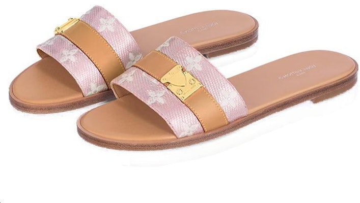 (W) 루이비통 락잇 슬라이드 (핑크/브라운) 1ABV19 Lookbook (W) 루이비통 락잇 슬라이드 (핑크/브라운) 1ABV19
