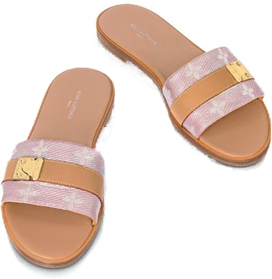 (W) 루이비통 락잇 슬라이드 (핑크/브라운) 1ABV19 Purchase (W) 루이비통 락잇 슬라이드 (핑크/브라운) 1ABV19