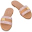 Purchase (W) Louis Vuitton Lock It Slides 'Merah Jambu Monogram dengan Coklat' 1ABV19