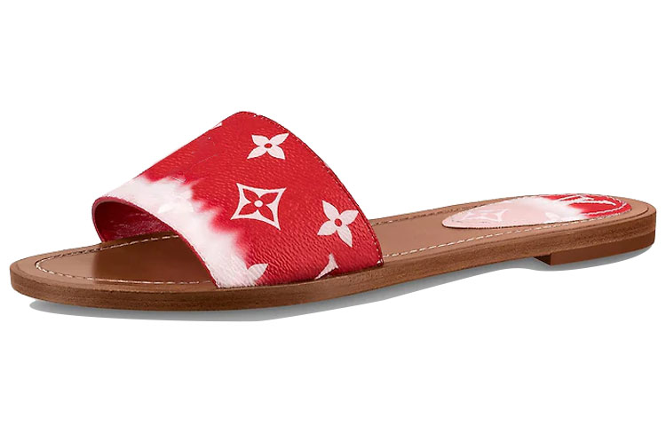(Women) Louis Vuitton Lock It Slides 'Red Monogram' 1A7TNC