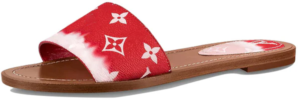 (Women) Louis Vuitton Lock It Slides 'Red Monogram' 1A7TNC (Women) Louis Vuitton Lock It Slides 'Red Monogram' 1A7TNC