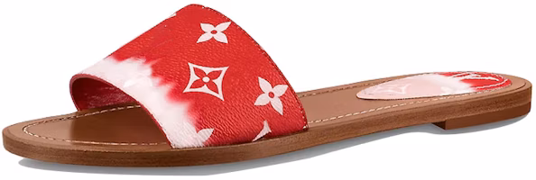(Women) Louis Vuitton Lock It Slides 'Red Monogram' 1A7TNC (Women) Louis Vuitton Lock It Slides 'Red Monogram' 1A7TNC