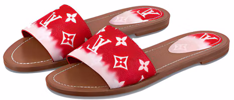 Lookbook (W) Louis Vuitton Sandalias Lock It 'Monograma Rojo' 1A7TNC