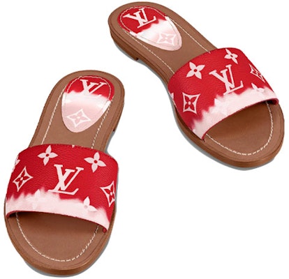 (Women) Louis Vuitton Lock It Slides 'Red Monogram' 1A7TNC Purchase (Women) Louis Vuitton Lock It Slides 'Red Monogram' 1A7TNC