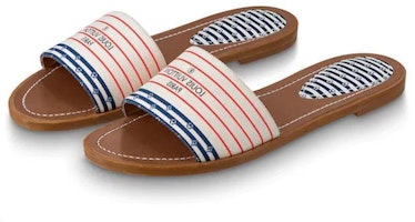 (W) 路易威登锁扣拖鞋‘红白蓝’ 1A7U39 Lookbook (W) 路易威登锁扣拖鞋‘红白蓝’ 1A7U39