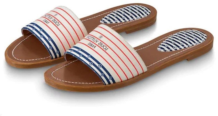 (Women) Louis Vuitton Lock It Slides 'Red White Blue' 1A7U39 Lookbook (Women) Louis Vuitton Lock It Slides 'Red White Blue' 1A7U39
