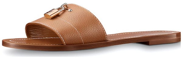 (Women) Louis Vuitton Lock It Slipper 'Comfortable Brown' 1A3C9F (Women) Louis Vuitton Lock It Slipper 'Comfortable Brown' 1A3C9F