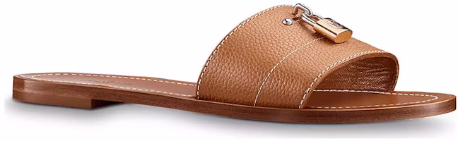 Order (W) Louis Vuitton Lock It Pantufla 'Marrón Cómodo' 1A3C9F