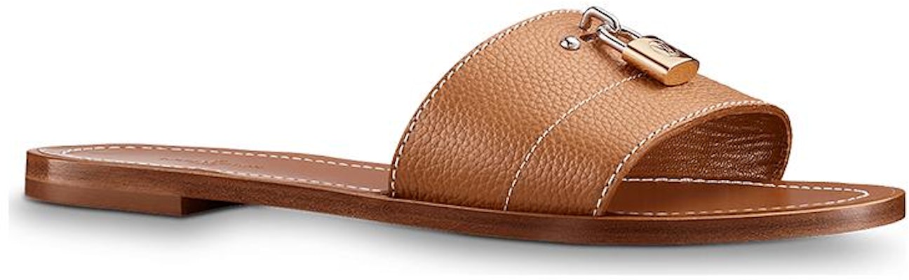 (Women) Louis Vuitton Lock It Slipper 'Comfortable Brown' 1A3C9F Order (Women) Louis Vuitton Lock It Slipper 'Comfortable Brown' 1A3C9F