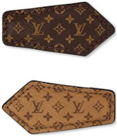 (Women) LOUIS VUITTON Logo Canvas Hair Clip for Women in Brown. M02185 (Women) LOUIS VUITTON Logo Canvas Hair Clip for Women in Brown. M02185