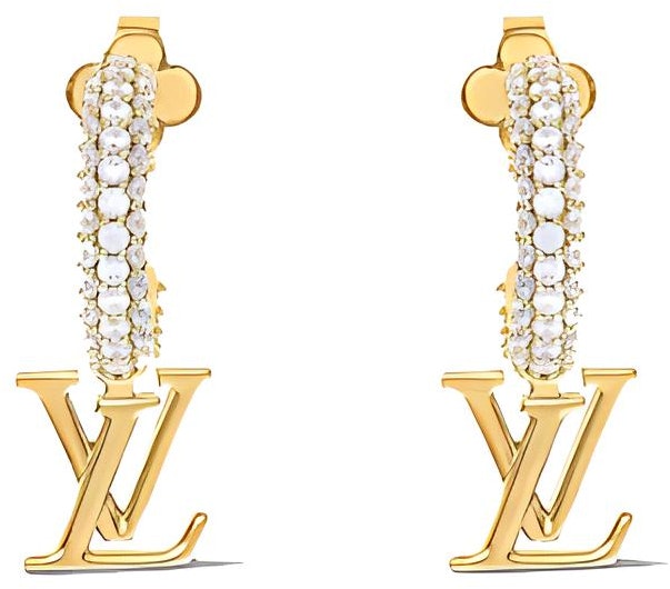 women-louis-vuitton-logo-crystal-earrings-women-gold-m01732