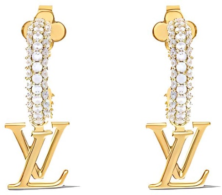 (W) 路易威登 LV 水晶金耳環 女款 M01732 Buy (W) 路易威登 LV 水晶金耳環 女款 M01732