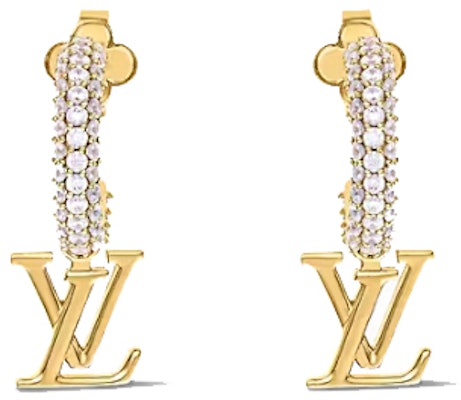 (W) 路易威登 LV 水晶金耳環 女款 M01732 Order (W) 路易威登 LV 水晶金耳環 女款 M01732