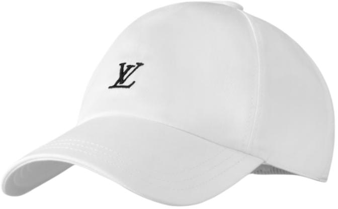 women-louis-vuitton-logo-design-cotton-baseball-cap-women-s-white-m5068-l