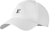 Buy (Women) LOUIS VUITTON Logo Design Cotton Baseball Cap Women’s White M5068L