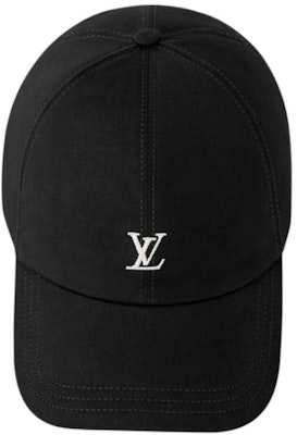 (Women) Louis Vuitton Logo Design Cotton Baseball Cap Black M5154L Shop (Women) Louis Vuitton Logo Design Cotton Baseball Cap Black M5154L