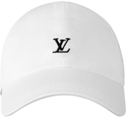 (W) Topi Putih Louis Vuitton Logo Design Cotton. M5068M Lookbook (W) Topi Putih Louis Vuitton Logo Design Cotton. M5068M