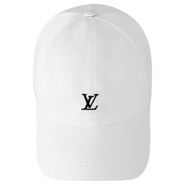 Shop (W) Topi Putih Louis Vuitton Logo Design Cotton. M5068M
