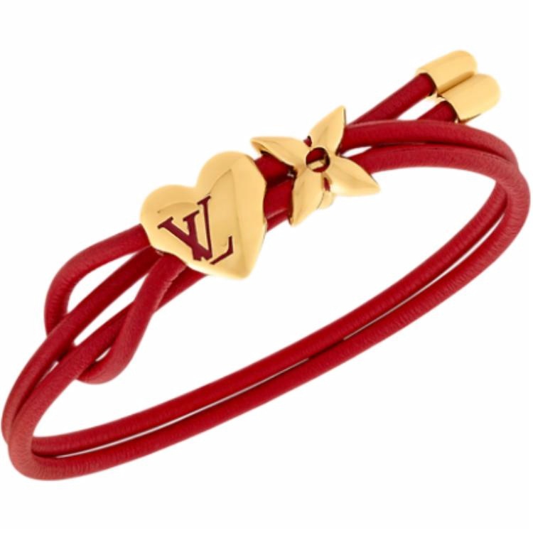 (Women) Louis Vuitton Logo Design Metal Bracelet  Gold. M8949Z 圖 3