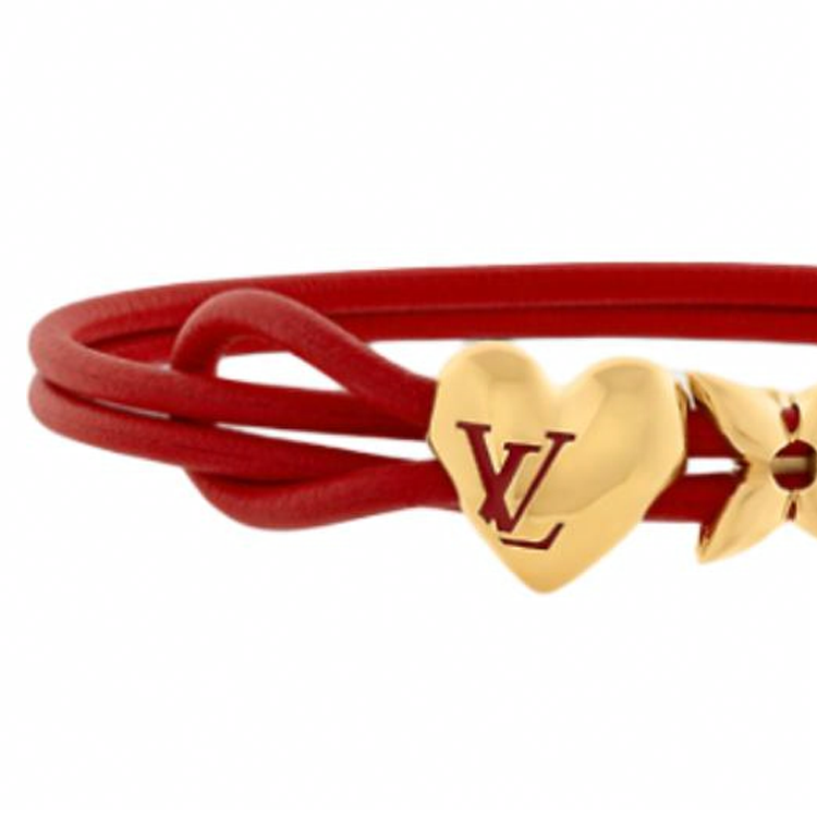 (Women) Louis Vuitton Logo Design Metal Bracelet  Gold. M8949Z 圖 4