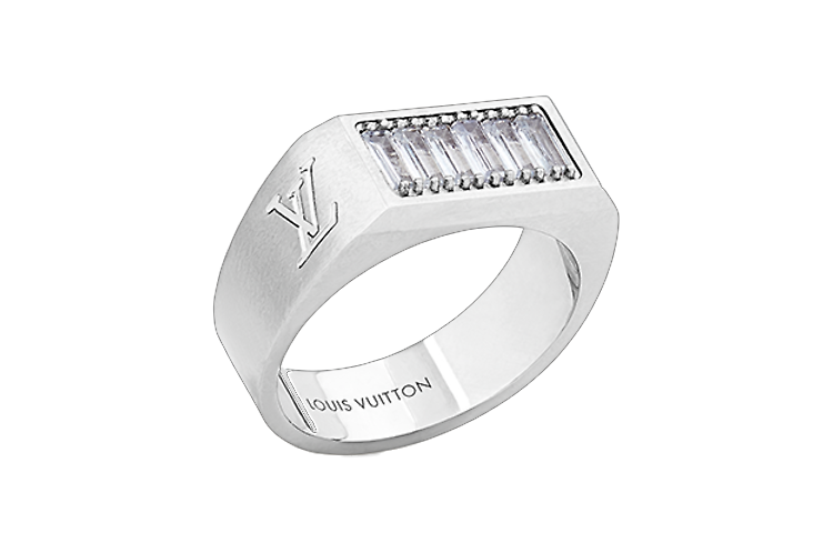 Lookbook (W) Anillo Metálico Plata Diseño Logo LOUIS VUITTON M0983M