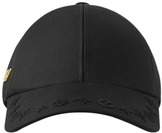women-louis-vuitton-logo-embroidered-cotton-cap-black-m7293-l