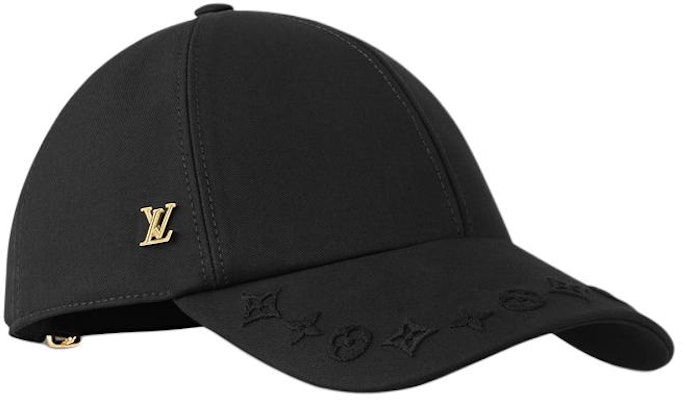 (W) 루이 비통 로고 자수 코튼 캡 블랙 M7293L Shop (W) 루이 비통 로고 자수 코튼 캡 블랙 M7293L