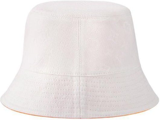 (Women) LOUIS VUITTON Logo Embroidered Cotton Orange Bucket Hat for Women. m7391l Purchase (Women) LOUIS VUITTON Logo Embroidered Cotton Orange Bucket Hat for Women. m7391l