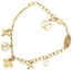 Lookbook (Women) LOUIS VUITTON Logo Gold-Plated Bracelet for Women - Gold OQXYTJZCV3972VYR