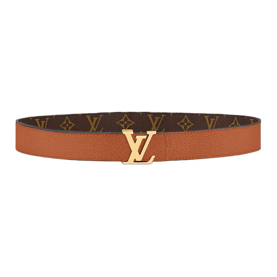 (Women) Louis Vuitton Logo Leather Belt Brown  3CM Width. M0558V 圖 2