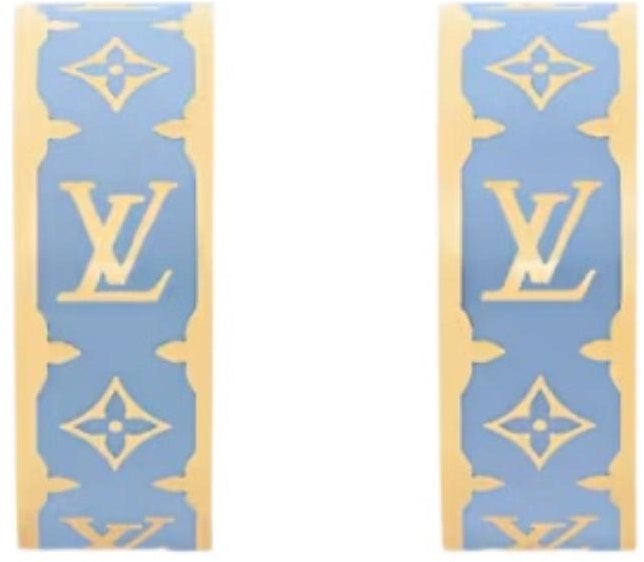 women-louis-vuitton-logo-metal-enamel-earrings-blue-m01832