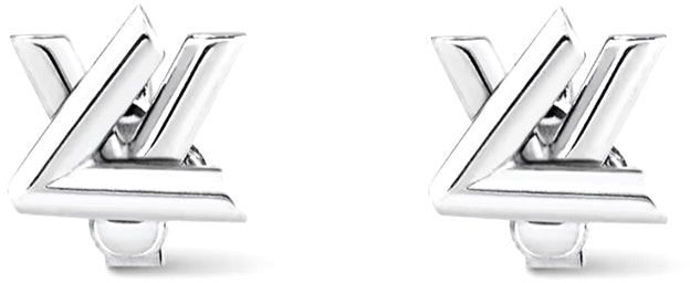 women-louis-vuitton-logo-metallic-silver-earrings-for-women-m01870