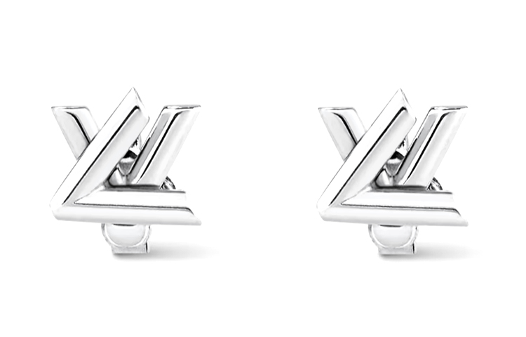 Order (W) 路易威登女士金屬銀色標誌耳環 M01870