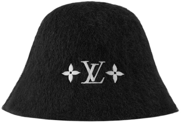 (Women) Louis Vuitton Logo Nylon Bucket Hat Women Black M7792M Order (Women) Louis Vuitton Logo Nylon Bucket Hat Women Black M7792M