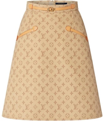 (W) 루이비통 로고 패턴 포켓 캐주얼 스커트 여성 카키. 1AAAN9 Order (W) 루이비통 로고 패턴 포켓 캐주얼 스커트 여성 카키. 1AAAN9